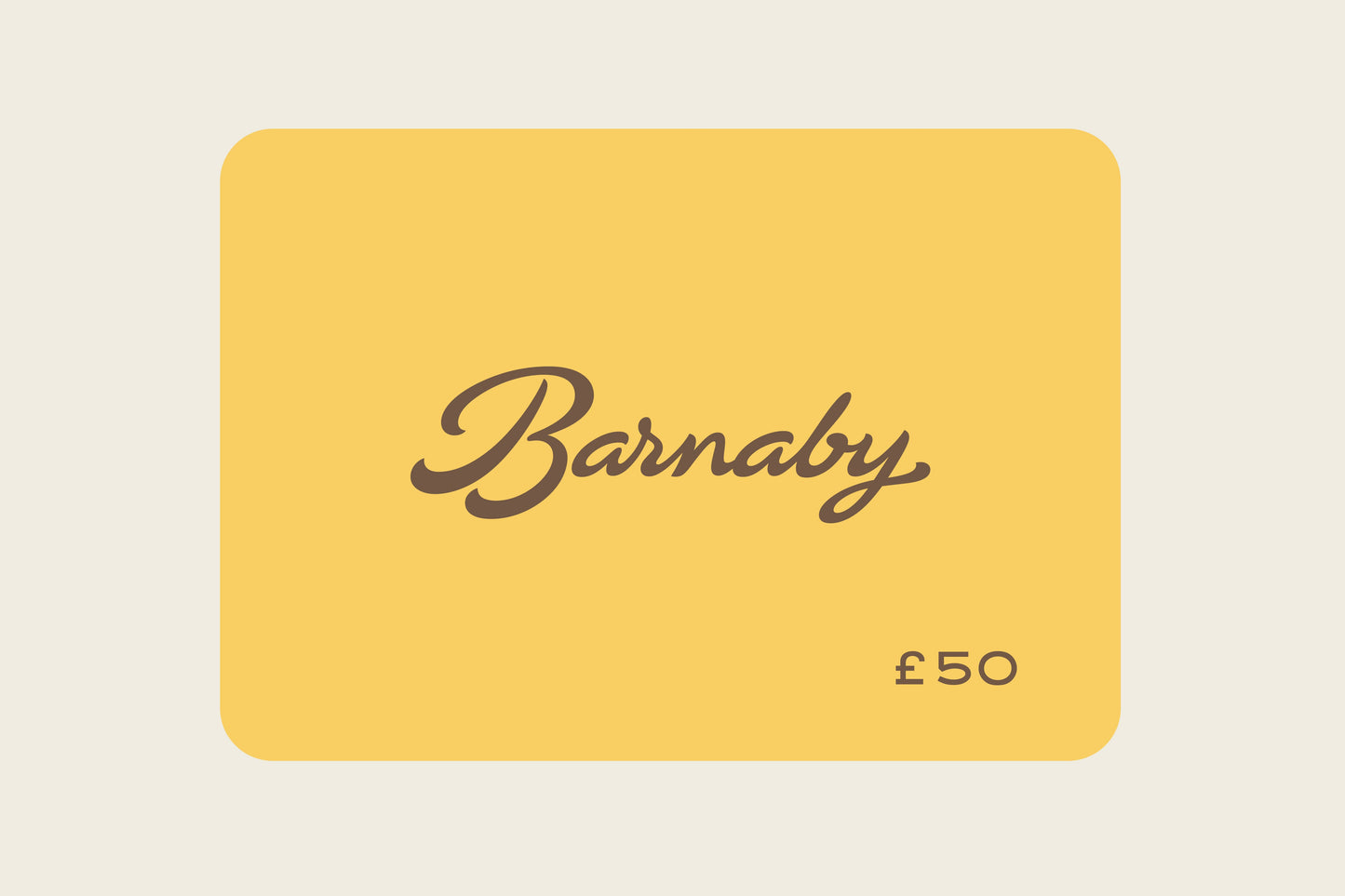Barnaby Gift Card